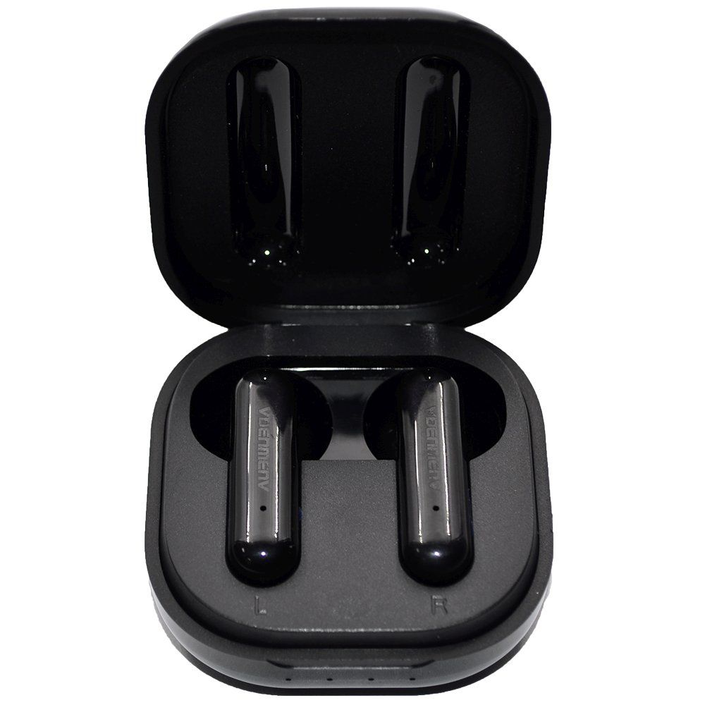 Гарнитура беспроводная Denmen TWSDL10, Bluetooth, вставн., черная
