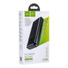 Powerbank hoco J72A 20000 мАч, 3.0A, 2 USB/1 Type-C/1 Micro USB, пластик, PD, черный