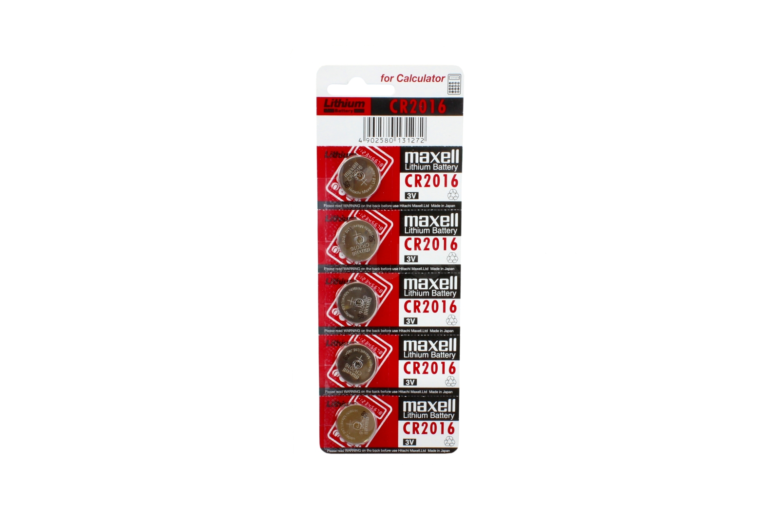 Батарейка maxell CR2016 BL5