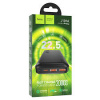Powerbank hoco J101A, 20000 мАч, 3.0A, 2 USB, пластик, PD, заряд через microUSB/Type-C/2USB, черный