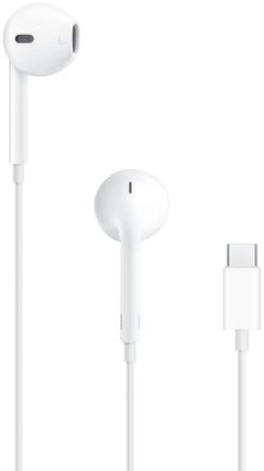 Гарнитура проводная Apple EarPods (AAA) A3046, Type-C, вставн., белая
