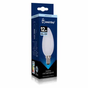Светодиодная лампа FIL OPAL smartbuy C37-12Вт/4000/E14 SBL-C37FOP-12-40K-E14