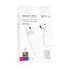 Гарнитура проводная BOROFONE BM30 Max, Apple 8 pin, вставн., белая