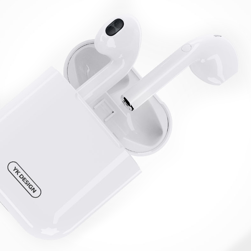 Гарнитура беспроводная YK DESIGN X-Pro, Bluetooth, вакуумн., белая