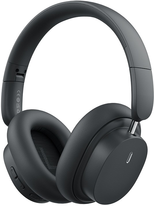 Гарнитура беспроводная полноразмерная Baseus Bowie D05 NGTD020213, Bluetooth., темно-серая