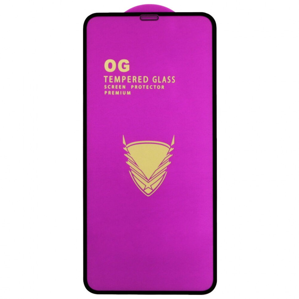 Защитное стекло OG для Apple  iPhone 15 Pro, олеофобное, черное