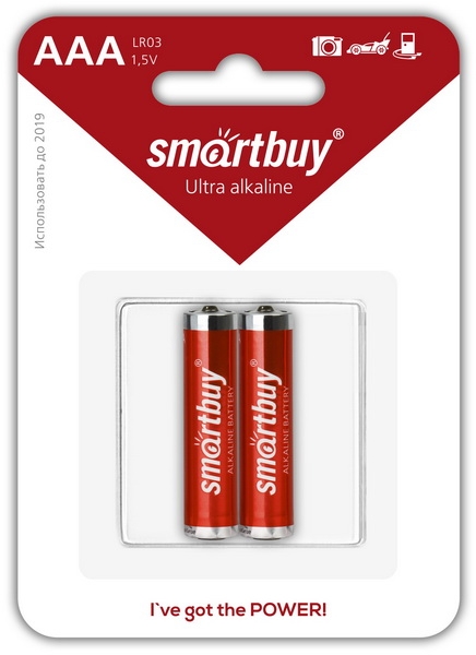 Батарейка smartbuy SBBA-3A02B LR03 (AAA) BL2/24/240